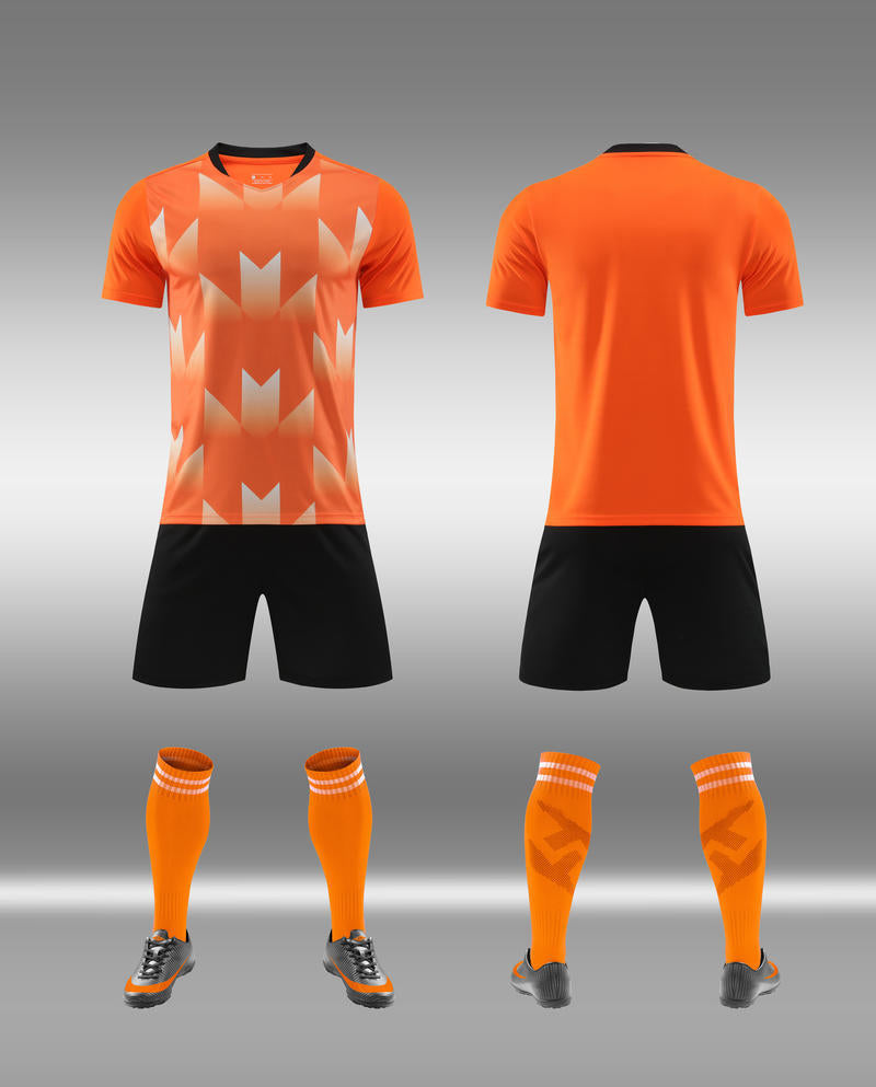 Breathable Soccer Jersey Set With Moisture Wicking