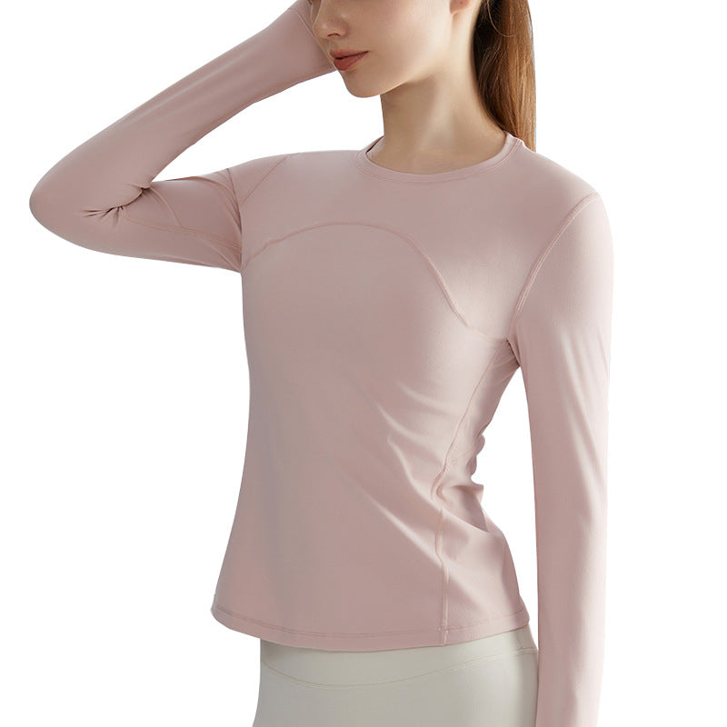 Women's Fitness Top: Quick-Drying, Slim-Fit, and Flattering¡ªA Sweat-Inducing Outer Layer for Workouts