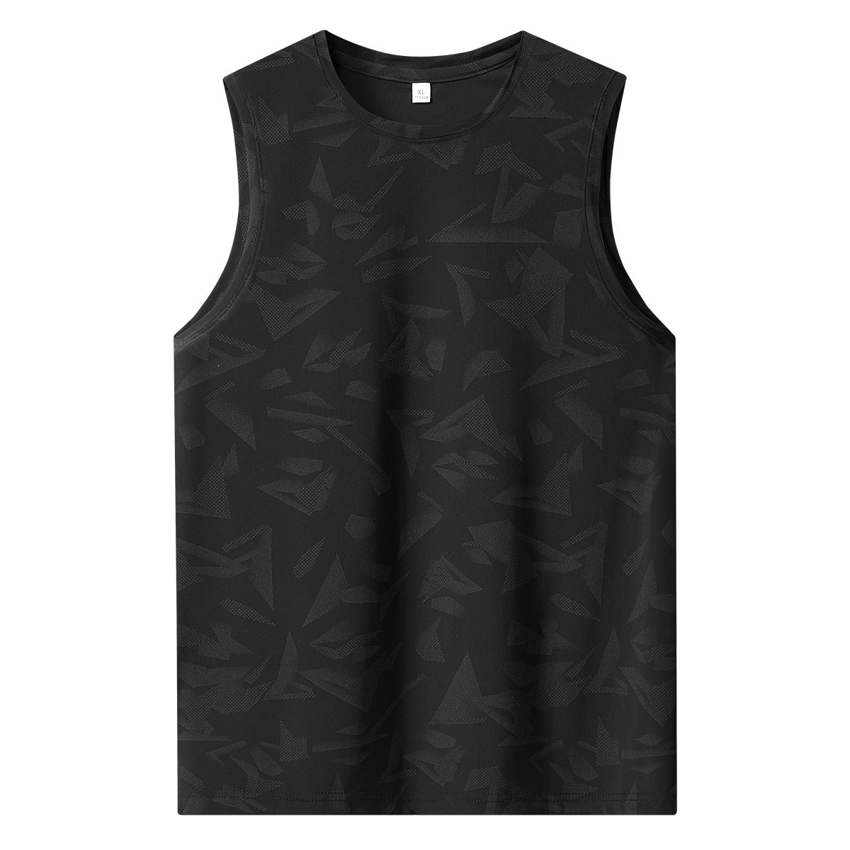 Camouflage Sleeveless Basketball Tank With Cooling Fabric