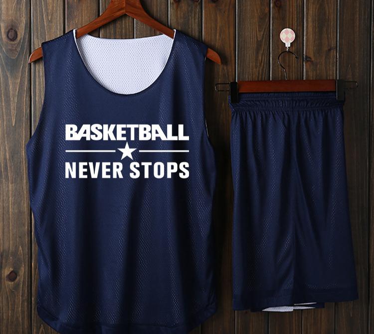 Reversible Basketball Jersey Set For Sports And Training