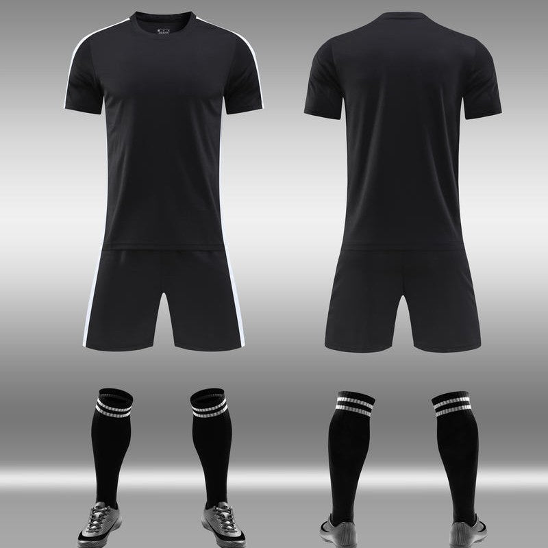 Short Sleeve Soccer Jersey Set For Summer Training