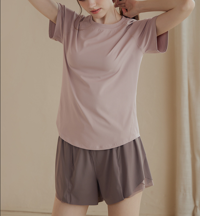 New Women's Breathable, Slim-Fit, and Flattering Sports Top ¡ª Yoga, Running, Quick-Drying Short-Sleeve T-Shirt & Fitness Wear (Summer)