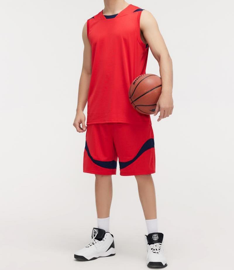 Basketball Jersey And Shorts Set With Breathable Fit