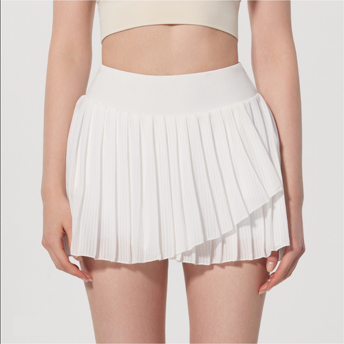 Athletic Pleated Skirt ¡ª Badminton & Running Skort ¡ª Breathable, Anti-Exposure Tennis Skirt for Yoga & Sports