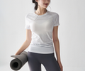 New Women's Short-Sleeve Sports Top ¡ª Breathable, Quick-Drying T-Shirt for Running, Tennis, Pilates, Fitness, and Yoga