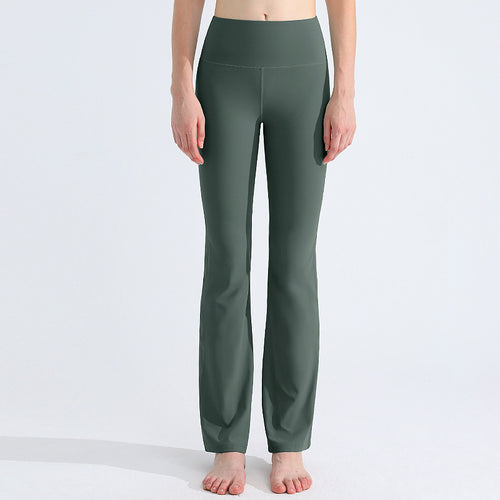 High Stretch Flared Yoga Pants With Quick Dry Fit