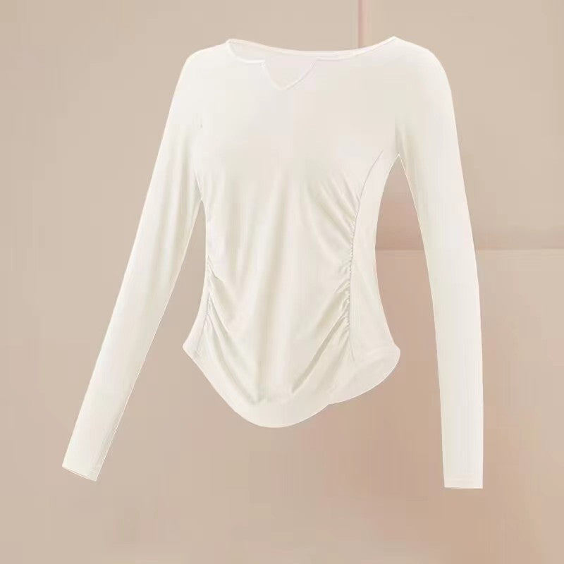 Quick-Drying Sweat-Inducing Sports Top ¡ª Loose-Fit, Long-Sleeve Pullover for Pilates & Running