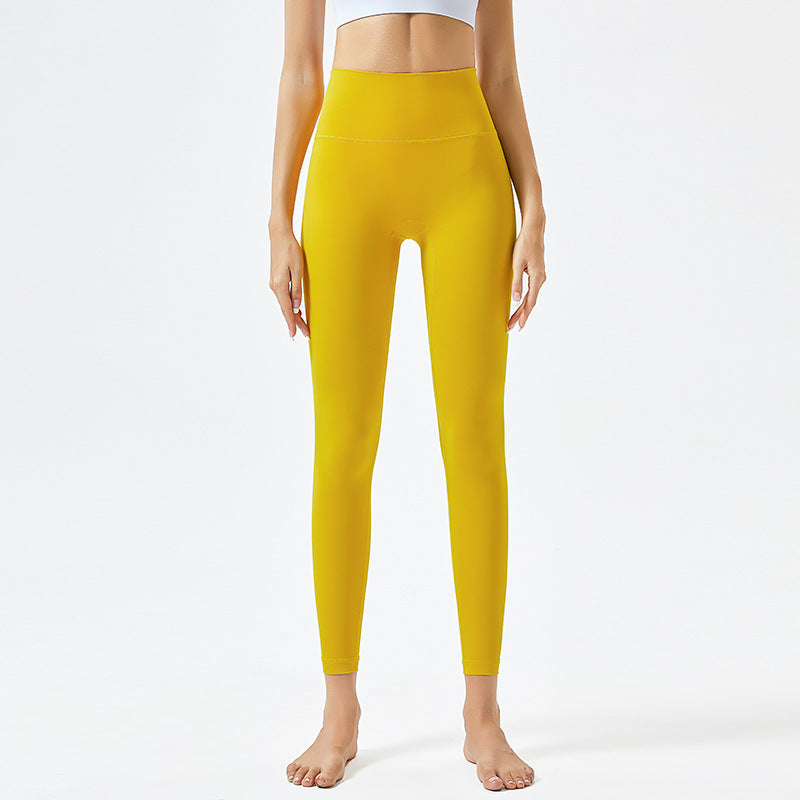 High Waist Seamless Yoga Pants With Tummy Control