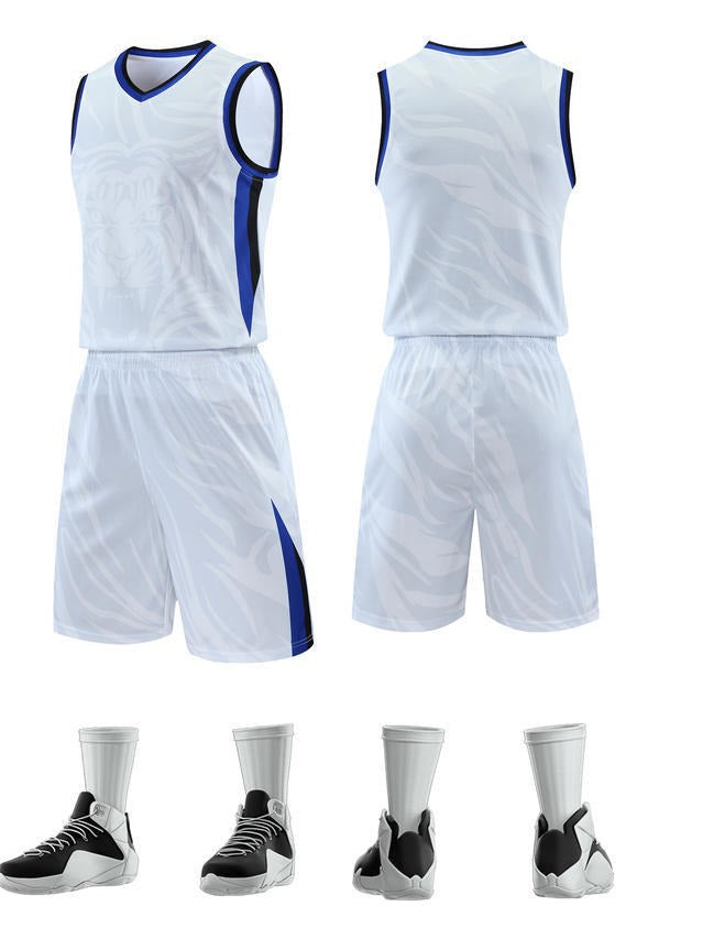 Breathable Basketball Jersey Set With Quick Dry Fabric