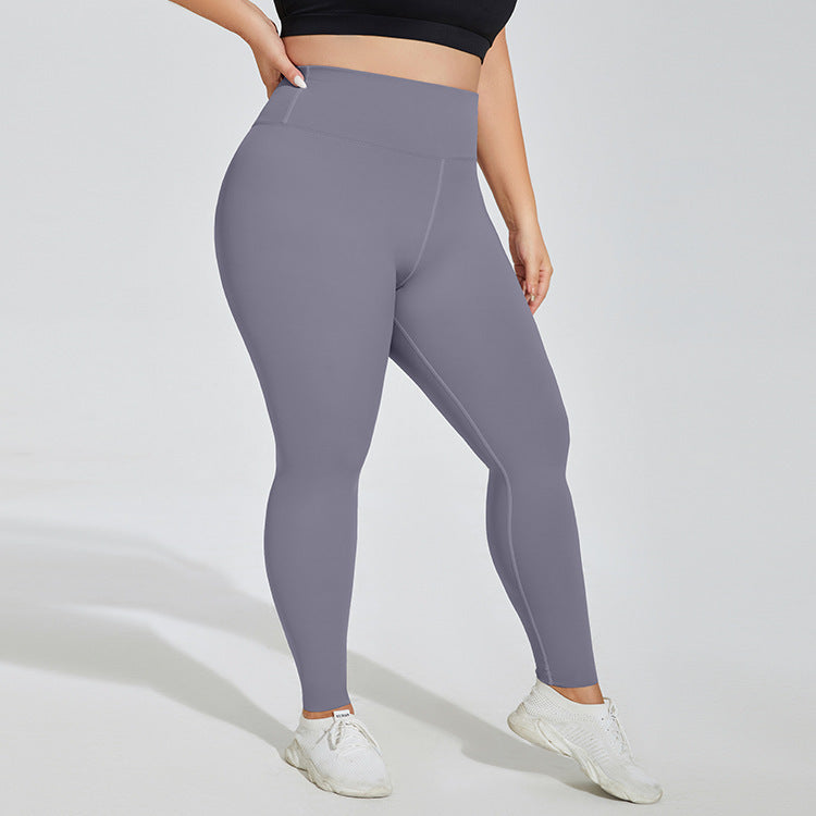 Plus Size High Waist Yoga Pants With Sculpt Fit