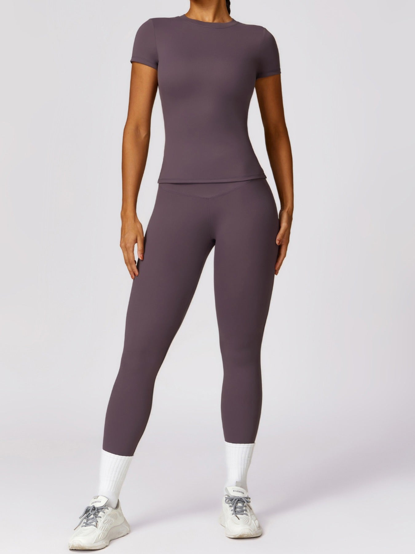 Spring Athletic Set: Quick-Drying, Sweat-Inducing T-Shirt ¡ª Short-Sleeve Fitness, Yoga, and Outdoor Running Top/Cover-up