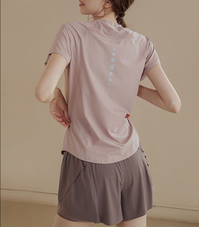 New Women's Breathable, Slim-Fit, and Flattering Sports Top ¡ª Yoga, Running, Quick-Drying Short-Sleeve T-Shirt & Fitness Wear (Summer)